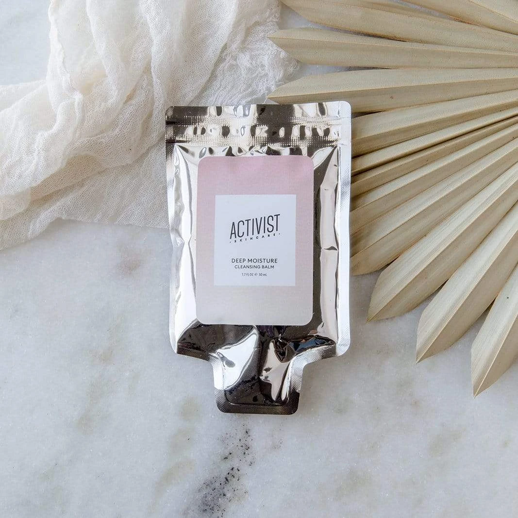 Deep Moisture Cleansing Balm - Sustainable Facial Cleanser, Vegan, Refillable, 1.7 Oz. 2 Deep Moisture Cleansing Balm - Sustainable Facial Cleanser, Vegan, Refillable, 1.7 Oz. - Image 2