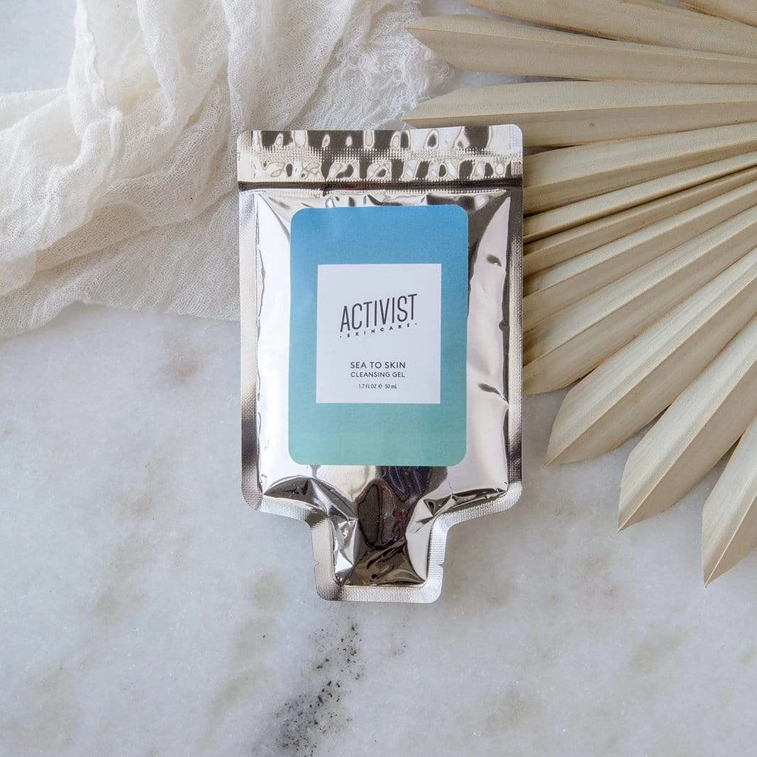 Sea To Skin Cleansing Gel, Vegan Face Cleanser, Detox, Refillable, 1.7 Oz. 2 Sea To Skin Cleansing Gel, Vegan Face Cleanser, Detox, Refillable, 1.7 Oz. - Image 2