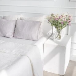 Linen Fitted Sheet -Zero Waste Store amourlinen linen fitted sheet 32400717152367