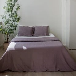 Linen Bedding Set 35 Linen Bedding Set -Zero Waste Store amourlinen queen queen dusty lavender linen bedding set 32390247579759