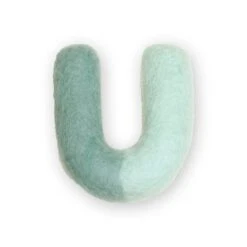 Archie Felt Dog Toy -Zero Waste Store awoo pets aqua blue archie felt dog toy 34447030419567