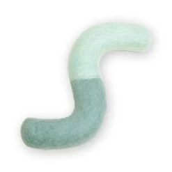 Noodle Felt Dog Toy 11 Noodle Felt Dog Toy -Zero Waste Store awoo pets aqua blue noodle felt dog toy 34473314123887