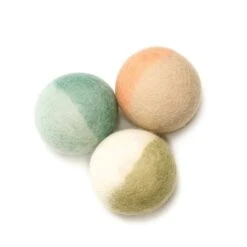 Felt Ball Dog Toy Trio 11 Felt Ball Dog Toy Trio -Zero Waste Store awoo pets large felt ball dog toy trio 34473157984367