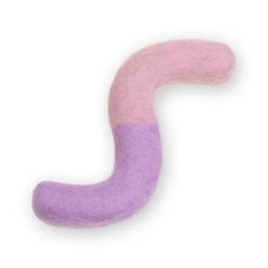 Noodle Felt Dog Toy 10 Noodle Felt Dog Toy -Zero Waste Store awoo pets lilac noodle felt dog toy 34473314091119