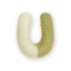 Archie Felt Dog Toy -Zero Waste Store awoo pets lime archie felt dog toy 34447030222959