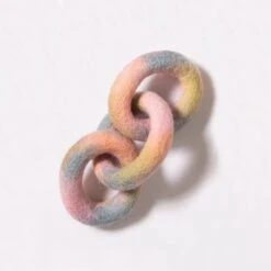 Link Felt Dog Toy -Zero Waste Store awoo pets ombre link felt dog toy 34473224798319