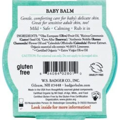 BADGER Chamomile & Calendula Baby Balm -Zero Waste Store badger chamomile calendula baby balm 2oz 33062034636911