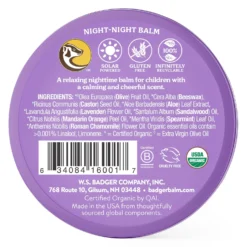 BADGER Night-Night Balm -Zero Waste Store badger night night badger balm 2oz 33062089031791 scaled