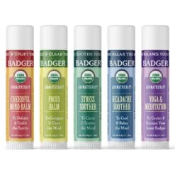 BADGER Organic Aromatherapy Travel Kit -Zero Waste Store badger organic aromatherapy travel kit 33066569105519