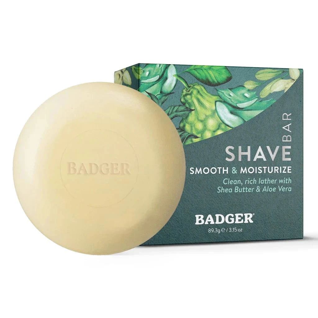 BADGER Organic Shaving Soap Bar 2 BADGER Organic Shaving Soap Bar - Image 2