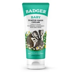 BADGER Zinc Oxide Diaper Rash Cream