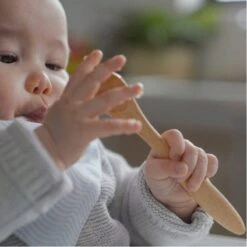 Organic Bamboo Baby Feeding Spoons -Zero Waste Store bambu baby s bamboo feeding spoons 6m 33067110531183