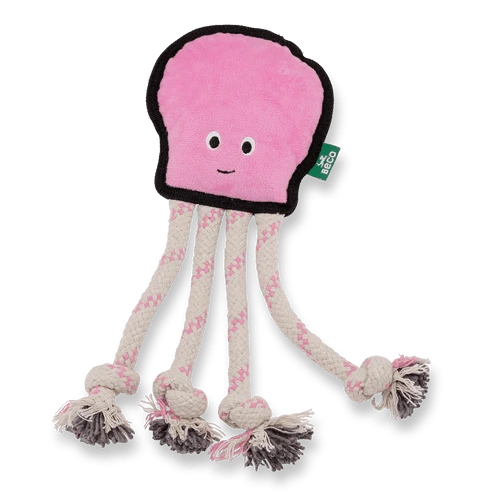 Octopus Recycled Dog Toy 1 Octopus Recycled Dog Toy