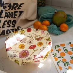 Beeswax Food Wraps - Variety Packs - Zero Waste Food Wraps, Organic, 3 Pack, Beeswax Or Vegan -Zero Waste Store beeswrap beeswax food wraps variety pack zero waste food wraps organic plastic free 3 pack 30634440818799