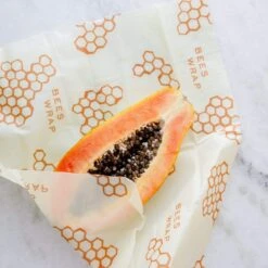 Beeswax Food Wrap - Single - Zero Waste Food Wraps, Organic, Plastic Free