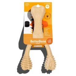 All Natural Dog Bone - Eco Friendly Dog Toy - Non-Splintering, Nylon Free -Zero Waste Store betterbone all natural dog bone eco friendly dog toy non splintering nylon free 32228017340527