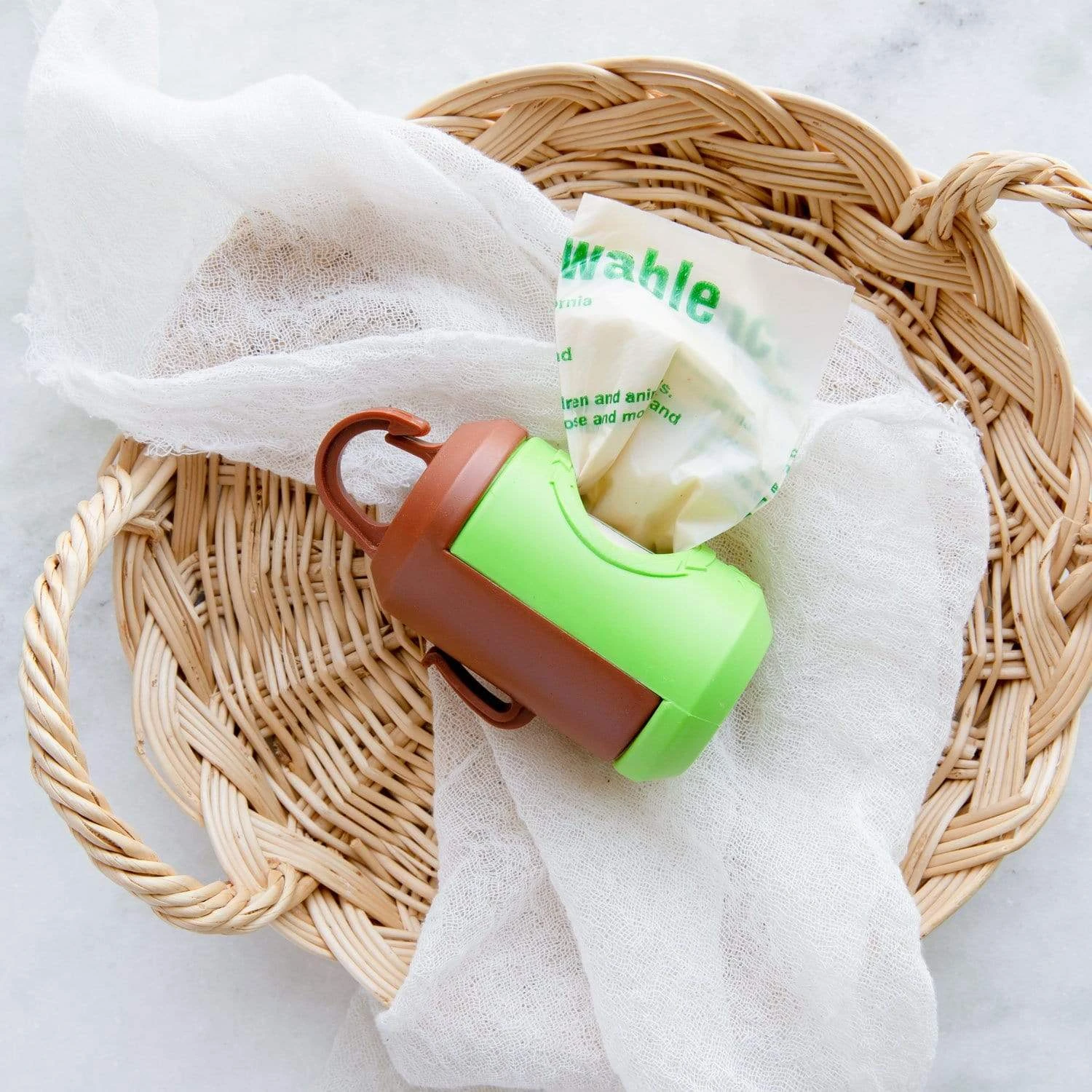 Pet Waste Bag Dispenser - Biodegradable Pet Waste Bags, Leak Proof, Plastic Free 1 Pet Waste Bag Dispenser - Biodegradable Pet Waste Bags, Leak Proof, Plastic Free