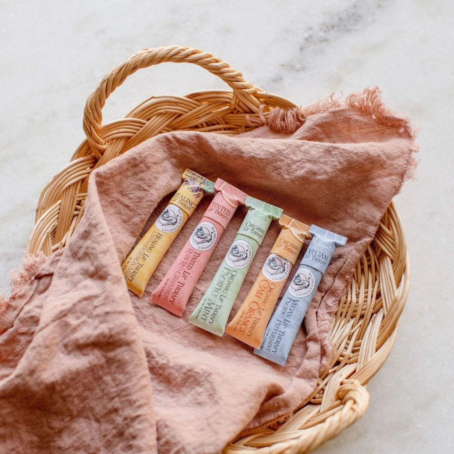 Lip Therapy Balm - Zero Waste Lip Balm, Plastic Free, Organic, Multiple Flavors 1 Lip Therapy Balm - Zero Waste Lip Balm, Plastic Free, Organic, Multiple Flavors