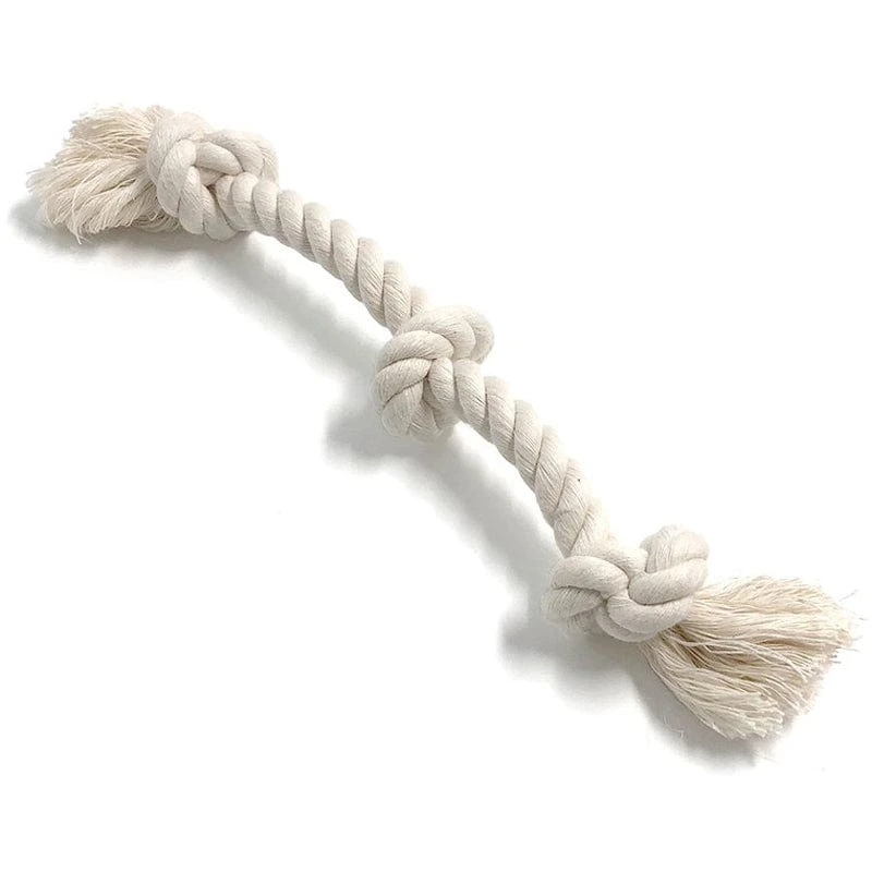 Organic Cotton Dog Rope Toy 1" 2 Organic Cotton Dog Rope Toy 1" - Image 2