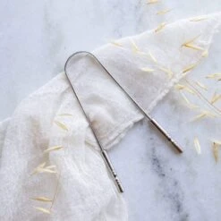 Tongue Scraper - Zero Waste Tongue Scraper, 100% Stainless Steel