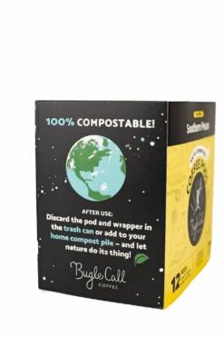 Compostable, Single Serve Coffee Pods -Zero Waste Store bugle call coffee compostable single serve coffee pods 31099759165551