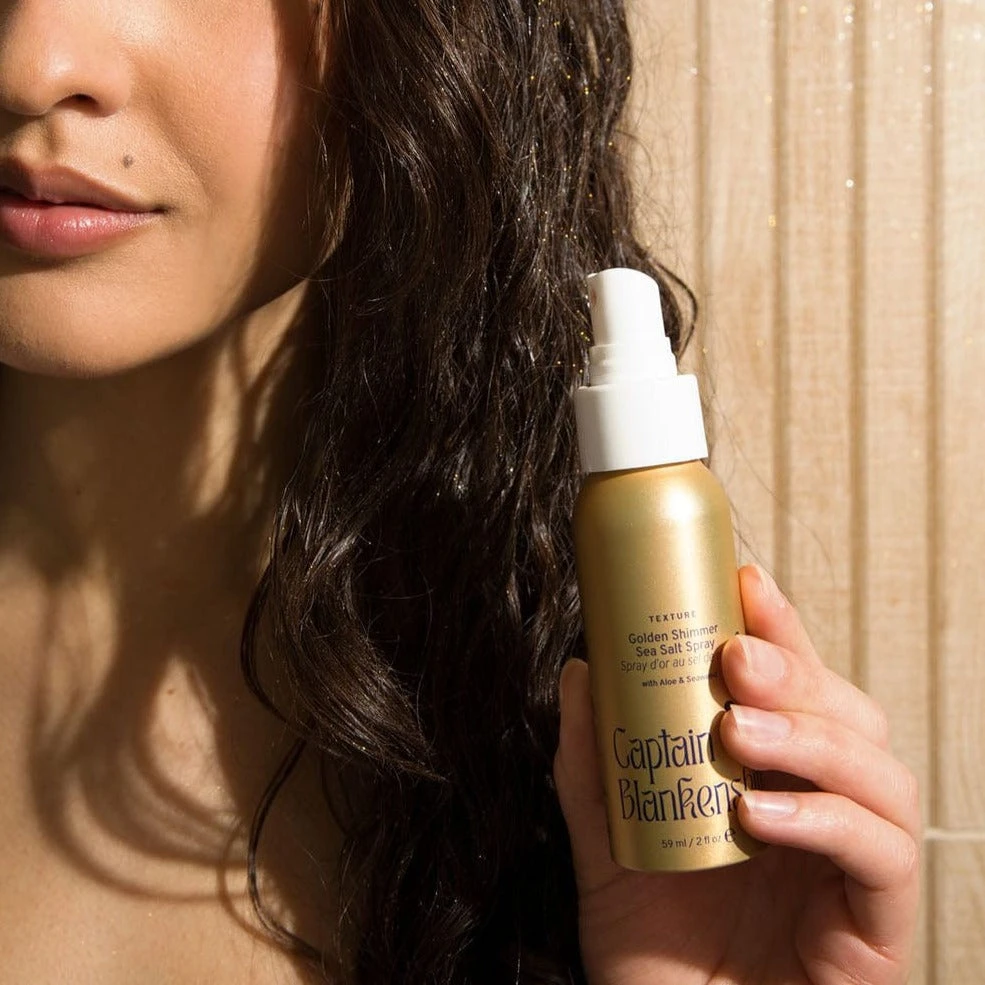 Golden Shimmer Sea Salt Spray 1 Golden Shimmer Sea Salt Spray