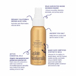 Golden Shimmer Sea Salt Spray 9 Golden Shimmer Sea Salt Spray -Zero Waste Store captain blankenship golden shimmer sea salt spray 33473255211119