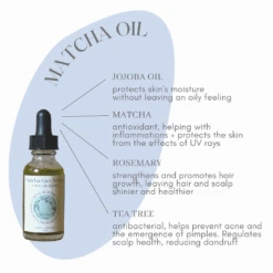 Matcha Serum For Face & Hair - Vegan, Organic, Sensitive Skin, 2 Oz. -Zero Waste Store circular bodies llc matcha serum for face hair 30041843728495