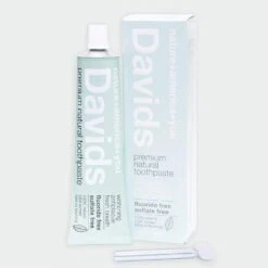 All Natural Toothpaste - Sustainable Toothpaste - Fluoride Free, Vegan -Zero Waste Store davids toothpaste peppermint natural toothpaste 30041809649775