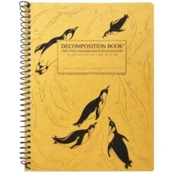 Ruled Spiral Decomposition Notebook -Zero Waste Store decomposition king penguin ruled spiral decomposition notebook 33047475650671