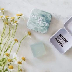 Solid Facial Serum Moisturizer Bar - Zero Waste Face Moisturizer, All Natural, Plastic Free, Refillable, Vegan