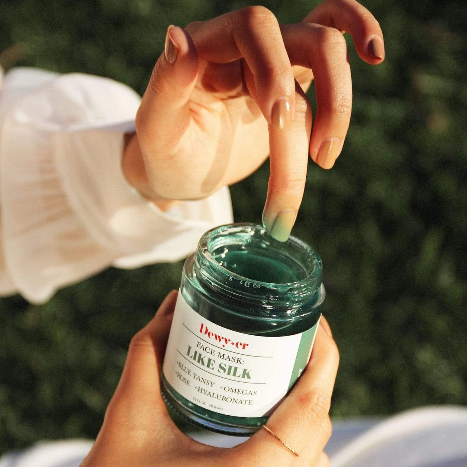 Like Silk Face Mask - Zero Waste Face Mask, Vegan, Overnight Mask, Hyaluronate, 3.3 Fl. Oz. 2 Like Silk Face Mask - Zero Waste Face Mask, Vegan, Overnight Mask, Hyaluronate, 3.3 Fl. Oz. - Image 2