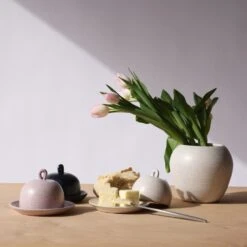 Handmade Ceramic Butter Dish -Zero Waste Store earth element butter dish 31101574348911
