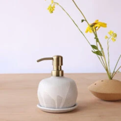 Handmade Ceramic Soap Dispenser