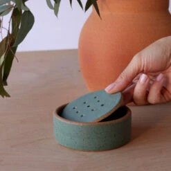 Handmade Ceramic Soap Dish -Zero Waste Store earth element the best soap dish 31092751695983