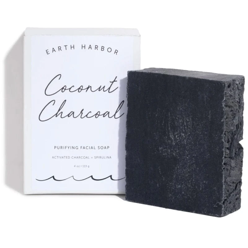 Coconut Charcoal Purifying Facial Soap 2 Coconut Charcoal Purifying Facial Soap - Image 2
