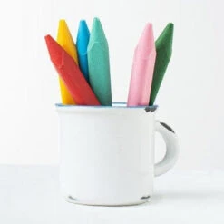 Beeswax Triangle Crayons -Zero Waste Store eco kids beeswax crayons triangle 32711411531887