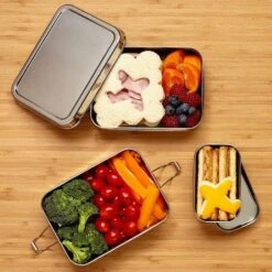 3-in-1 Classic Stainless Steel Lunchbox 6 3-in-1 Classic Stainless Steel Lunchbox -Zero Waste Store ecolunchbox 3 in 1 classic stainless steel lunchbox 33107899744367