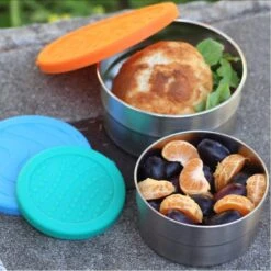 Stainless Steel Leakproof Seal Cup Trio - 3-Pack, Food Storage Containers -Zero Waste Store ecolunchbox stainless steel seal cup trio 3pk 33107749503087