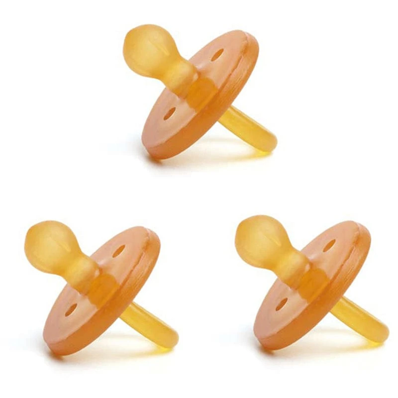 Round Natural Pacifier 3-Pack 2 Round Natural Pacifier 3-Pack - Image 2