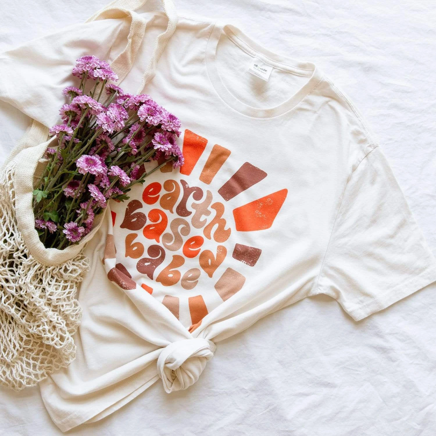 Earth Based Babe Tee - Sustainable Clothing, Organic Cotton, Plantable Tags, Conservation 2 Earth Based Babe Tee - Sustainable Clothing, Organic Cotton, Plantable Tags, Conservation - Image 2