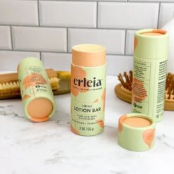 All Natural Lotion Bar,2 Oz -Zero Waste Store erleia all natural lotion bar 3 oz 33878477406319