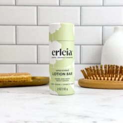 All Natural Lotion Bar,2 Oz -Zero Waste Store erleia all natural lotion bar 3 oz 33878477537391