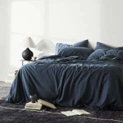 Linen+ Duvet Cover -Zero Waste Store ettitude linen duvet cover 33996761628783