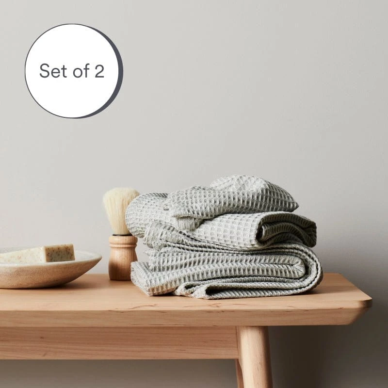 Waffle Towel 2-Pack - 6 Color Options 2 Waffle Towel 2-Pack - 6 Color Options - Image 2