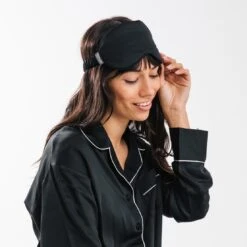 Sateen Eye Mask -Zero Waste Store ettitude sateen eye mask 33996739477615