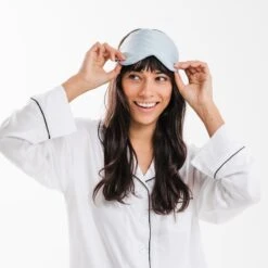 Sateen Eye Mask -Zero Waste Store ettitude sateen eye mask 33996739641455