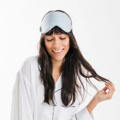 Sateen Eye Mask -Zero Waste Store ettitude sateen eye mask 33996740001903