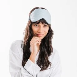 Sateen Eye Mask -Zero Waste Store ettitude sateen eye mask 33996740362351