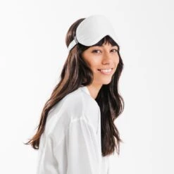 Sateen Eye Mask -Zero Waste Store ettitude sateen eye mask 33996740624495